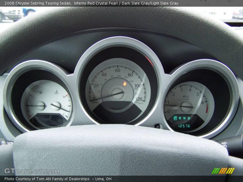 Inferno Red Crystal Pearl / Dark Slate Gray/Light Slate Gray 2008 Chrysler Sebring Touring Sedan