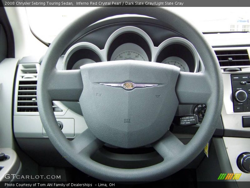 Inferno Red Crystal Pearl / Dark Slate Gray/Light Slate Gray 2008 Chrysler Sebring Touring Sedan