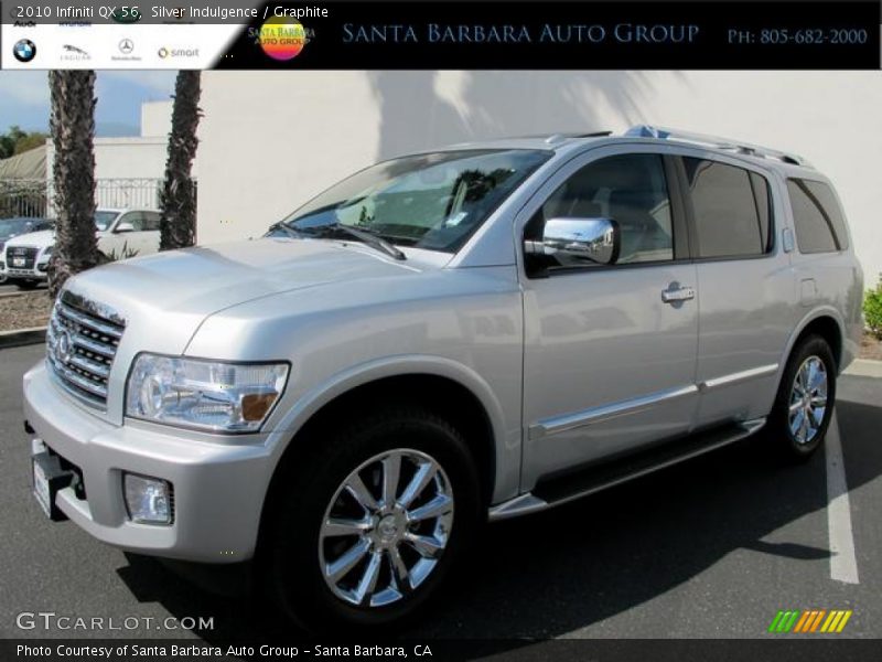 Silver Indulgence / Graphite 2010 Infiniti QX 56