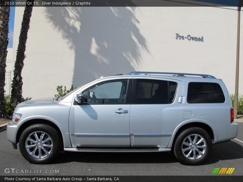 Silver Indulgence / Graphite 2010 Infiniti QX 56