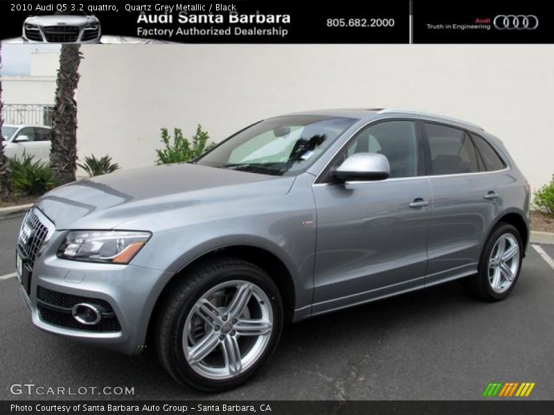 Quartz Grey Metallic / Black 2010 Audi Q5 3.2 quattro