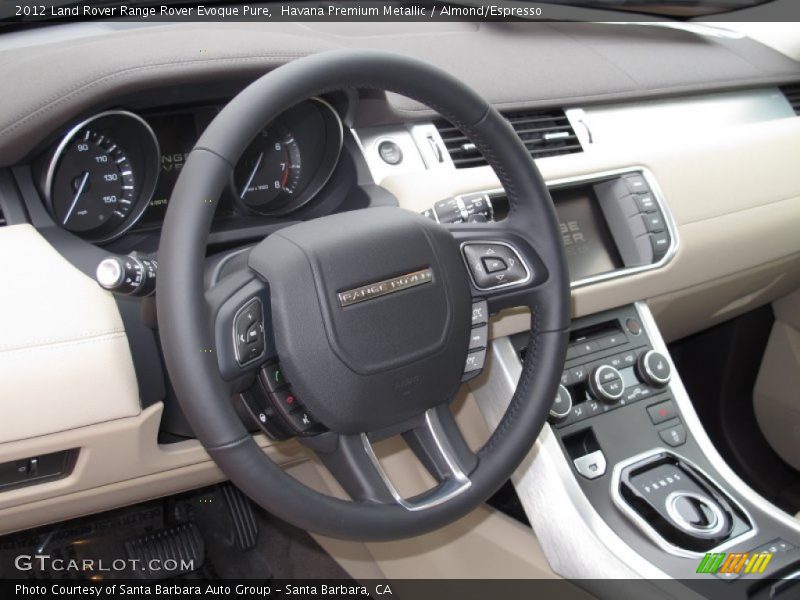  2012 Range Rover Evoque Pure Steering Wheel