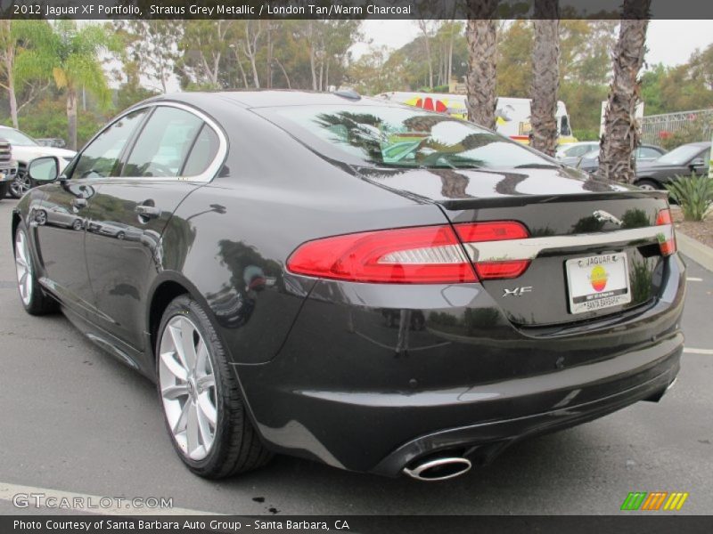 Stratus Grey Metallic / London Tan/Warm Charcoal 2012 Jaguar XF Portfolio