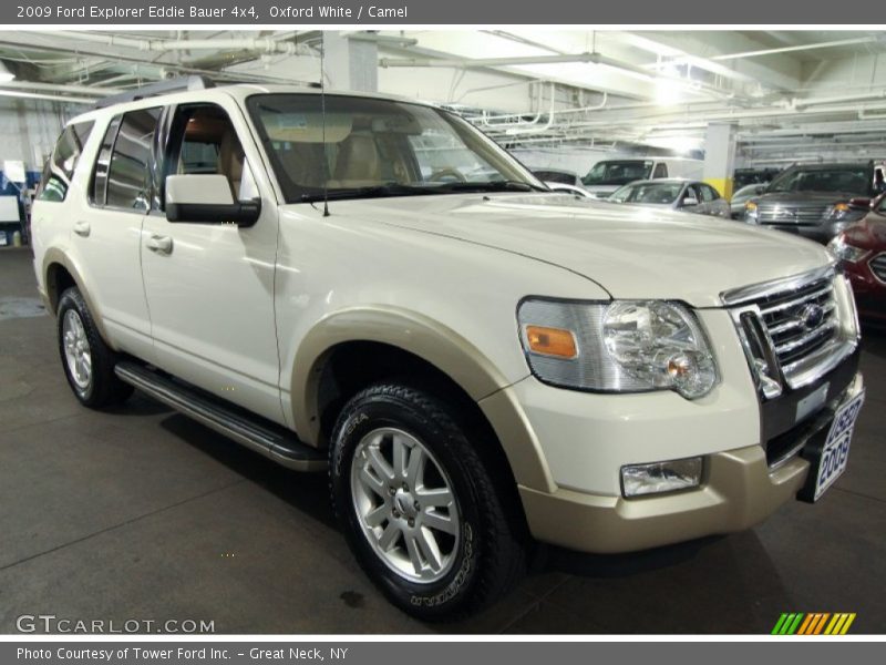Oxford White / Camel 2009 Ford Explorer Eddie Bauer 4x4