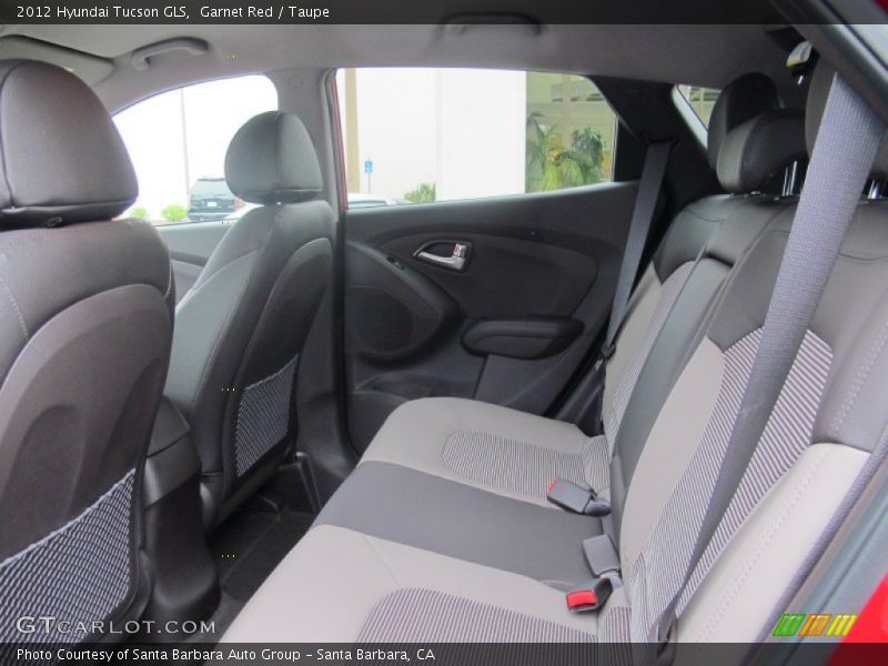 Rear Seat of 2012 Tucson GLS