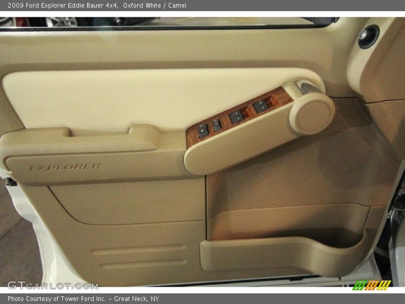 Oxford White / Camel 2009 Ford Explorer Eddie Bauer 4x4