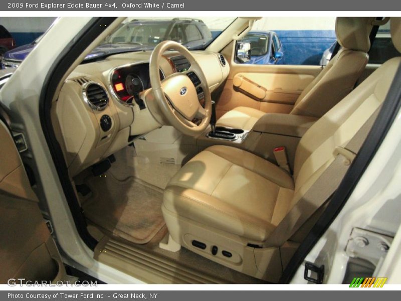 Oxford White / Camel 2009 Ford Explorer Eddie Bauer 4x4