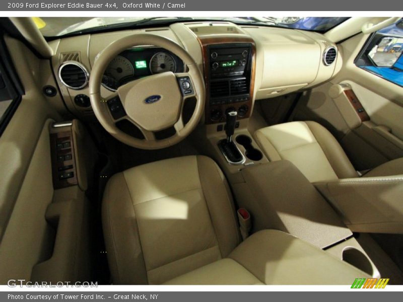 Oxford White / Camel 2009 Ford Explorer Eddie Bauer 4x4