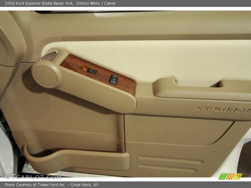 Oxford White / Camel 2009 Ford Explorer Eddie Bauer 4x4