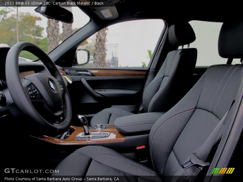  2013 X3 xDrive 28i Black Interior
