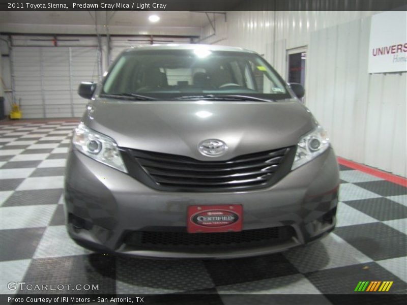 Predawn Gray Mica / Light Gray 2011 Toyota Sienna