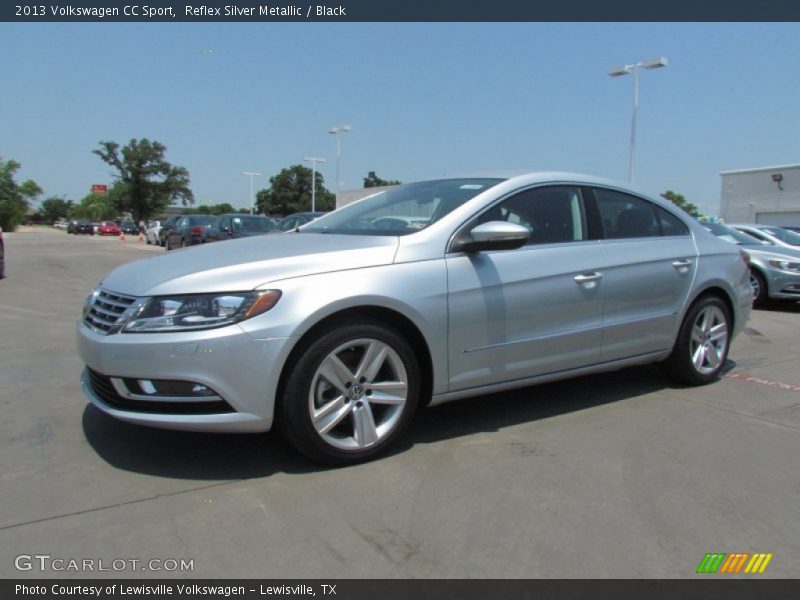 Reflex Silver Metallic / Black 2013 Volkswagen CC Sport