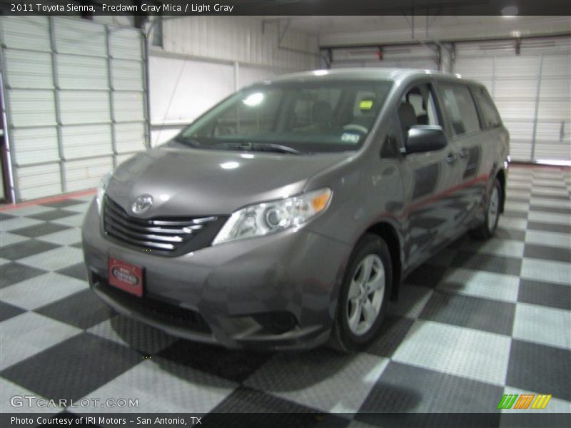 Predawn Gray Mica / Light Gray 2011 Toyota Sienna