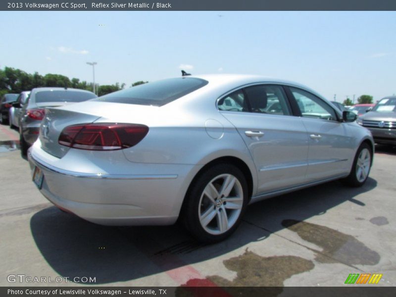 Reflex Silver Metallic / Black 2013 Volkswagen CC Sport