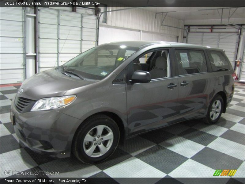 Predawn Gray Mica / Light Gray 2011 Toyota Sienna