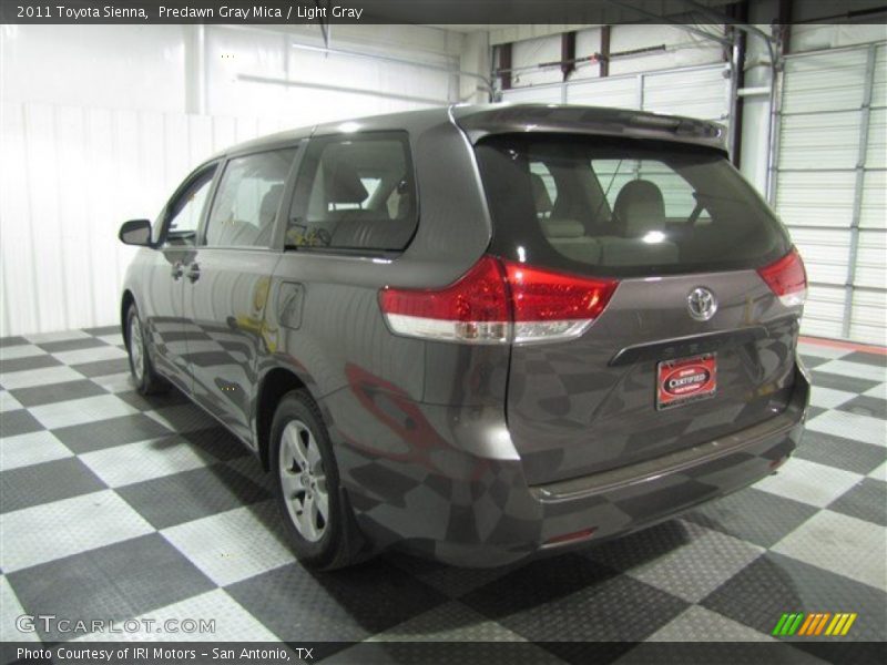 Predawn Gray Mica / Light Gray 2011 Toyota Sienna