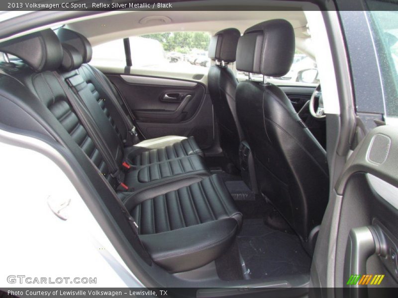 Reflex Silver Metallic / Black 2013 Volkswagen CC Sport