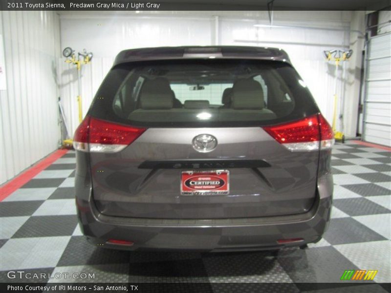 Predawn Gray Mica / Light Gray 2011 Toyota Sienna