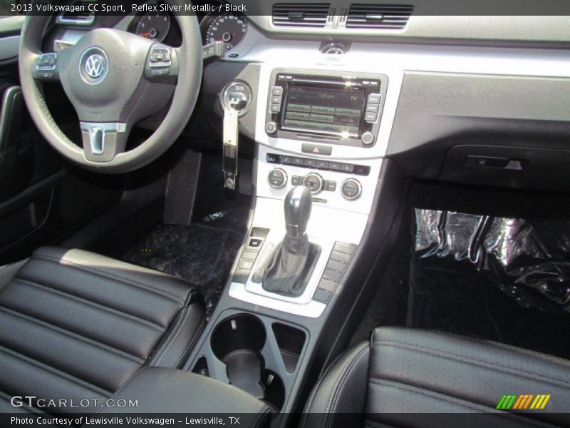 Reflex Silver Metallic / Black 2013 Volkswagen CC Sport
