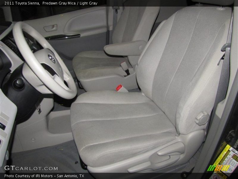 Predawn Gray Mica / Light Gray 2011 Toyota Sienna