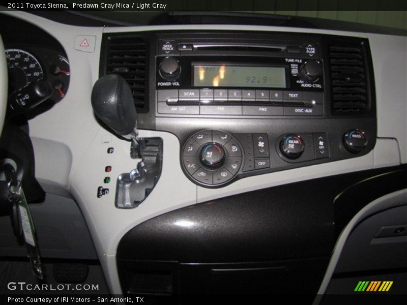 Predawn Gray Mica / Light Gray 2011 Toyota Sienna