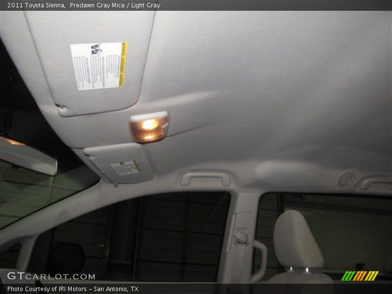 Predawn Gray Mica / Light Gray 2011 Toyota Sienna