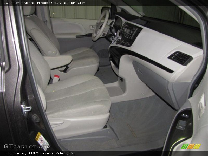 Predawn Gray Mica / Light Gray 2011 Toyota Sienna