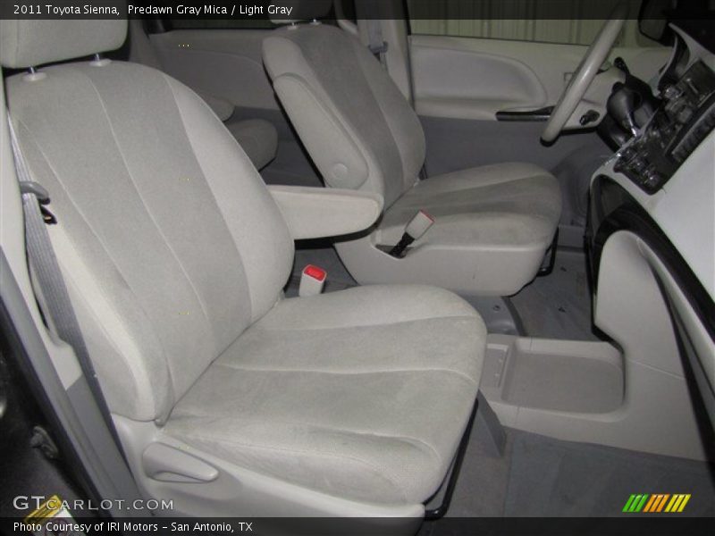 Predawn Gray Mica / Light Gray 2011 Toyota Sienna