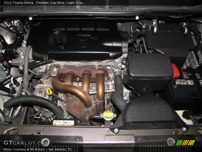 Predawn Gray Mica / Light Gray 2011 Toyota Sienna