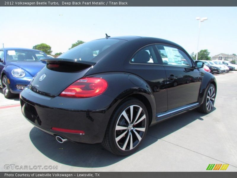 Deep Black Pearl Metallic / Titan Black 2012 Volkswagen Beetle Turbo