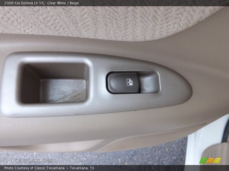 Clear White / Beige 2008 Kia Optima LX V6