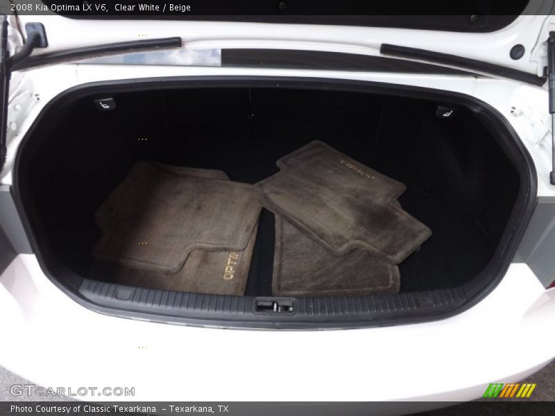 Clear White / Beige 2008 Kia Optima LX V6