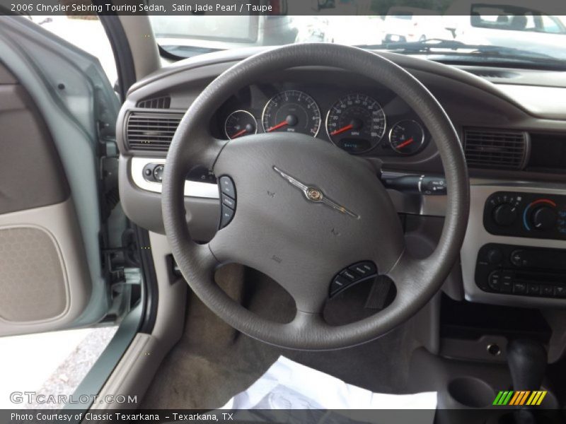 Satin Jade Pearl / Taupe 2006 Chrysler Sebring Touring Sedan