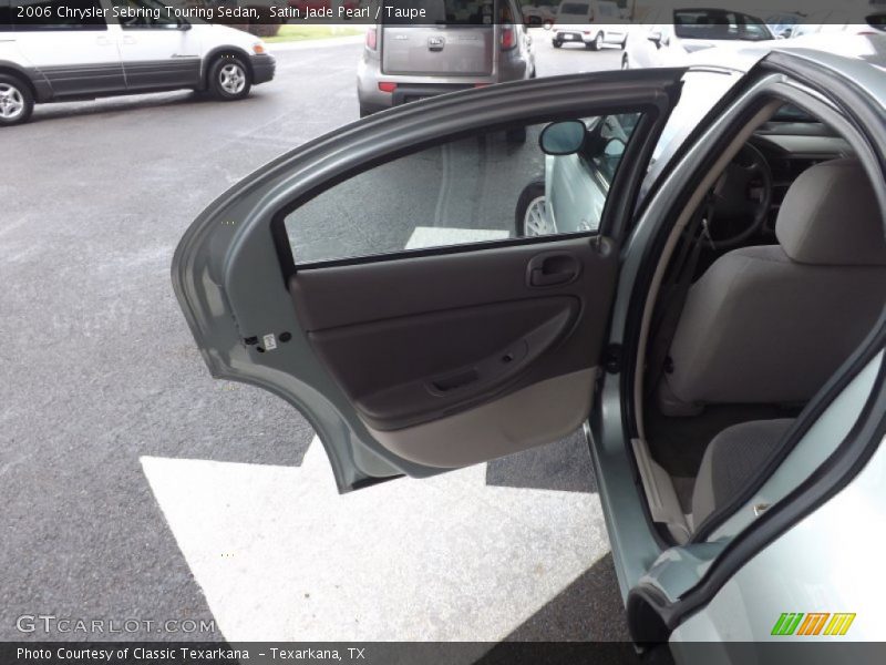 Satin Jade Pearl / Taupe 2006 Chrysler Sebring Touring Sedan