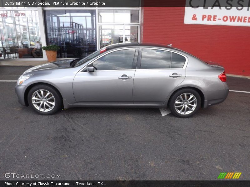Platinum Graphite / Graphite 2009 Infiniti G 37 Sedan
