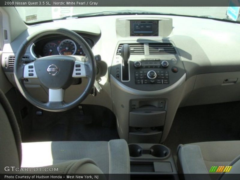 Nordic White Pearl / Gray 2008 Nissan Quest 3.5 SL