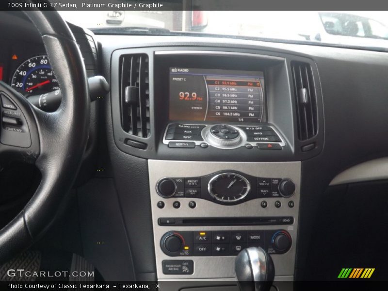 Platinum Graphite / Graphite 2009 Infiniti G 37 Sedan
