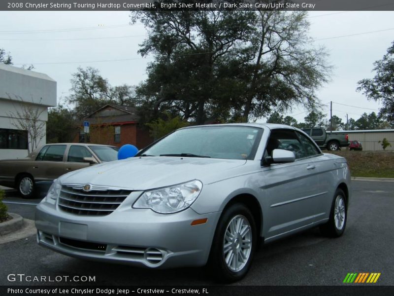 Bright Silver Metallic / Dark Slate Gray/Light Slate Gray 2008 Chrysler Sebring Touring Hardtop Convertible