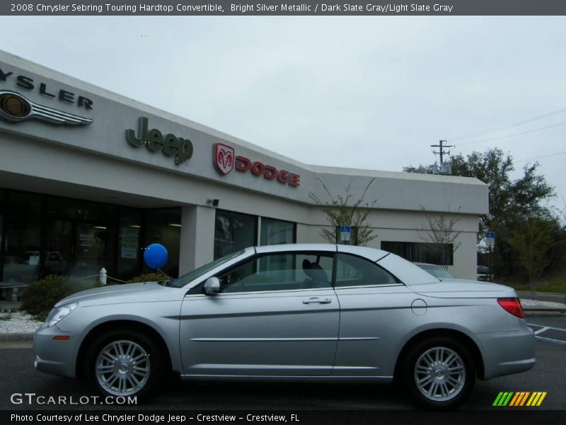 Bright Silver Metallic / Dark Slate Gray/Light Slate Gray 2008 Chrysler Sebring Touring Hardtop Convertible