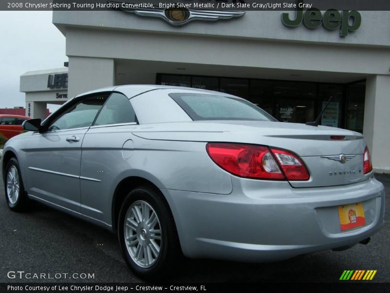 Bright Silver Metallic / Dark Slate Gray/Light Slate Gray 2008 Chrysler Sebring Touring Hardtop Convertible