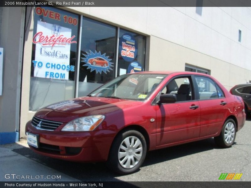 Rio Red Pearl / Black 2006 Mitsubishi Lancer ES