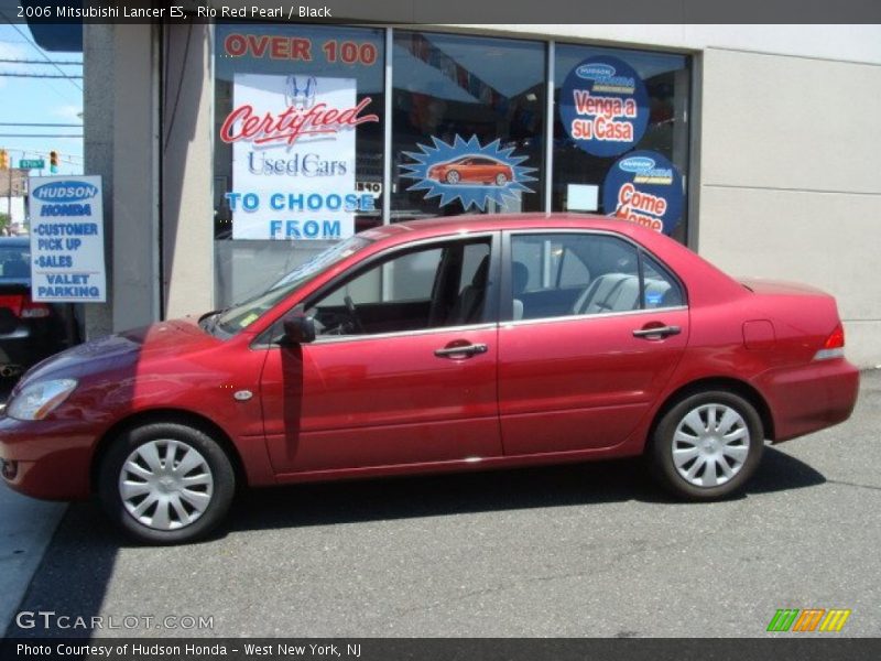 Rio Red Pearl / Black 2006 Mitsubishi Lancer ES