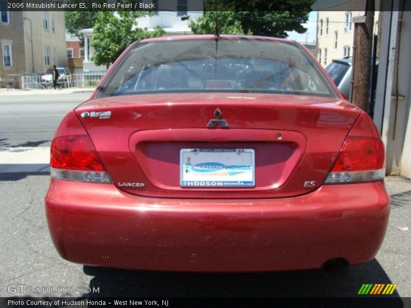 Rio Red Pearl / Black 2006 Mitsubishi Lancer ES
