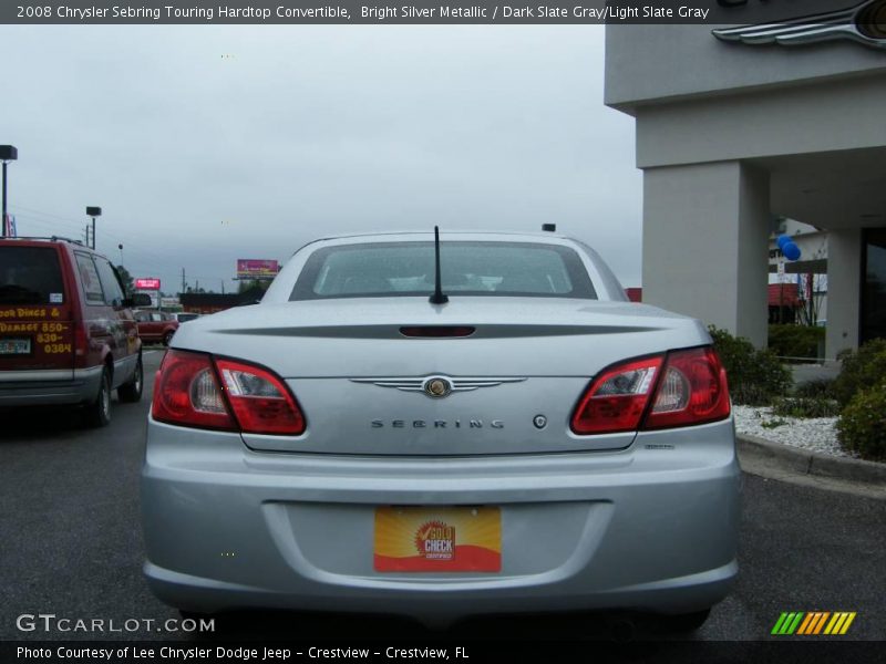 Bright Silver Metallic / Dark Slate Gray/Light Slate Gray 2008 Chrysler Sebring Touring Hardtop Convertible