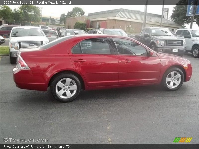 Redfire Metallic / Camel 2007 Ford Fusion SE