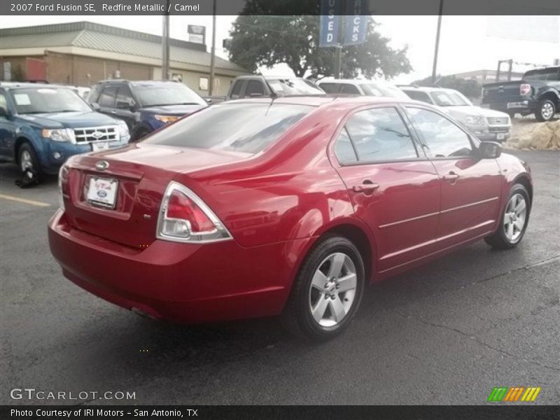 Redfire Metallic / Camel 2007 Ford Fusion SE