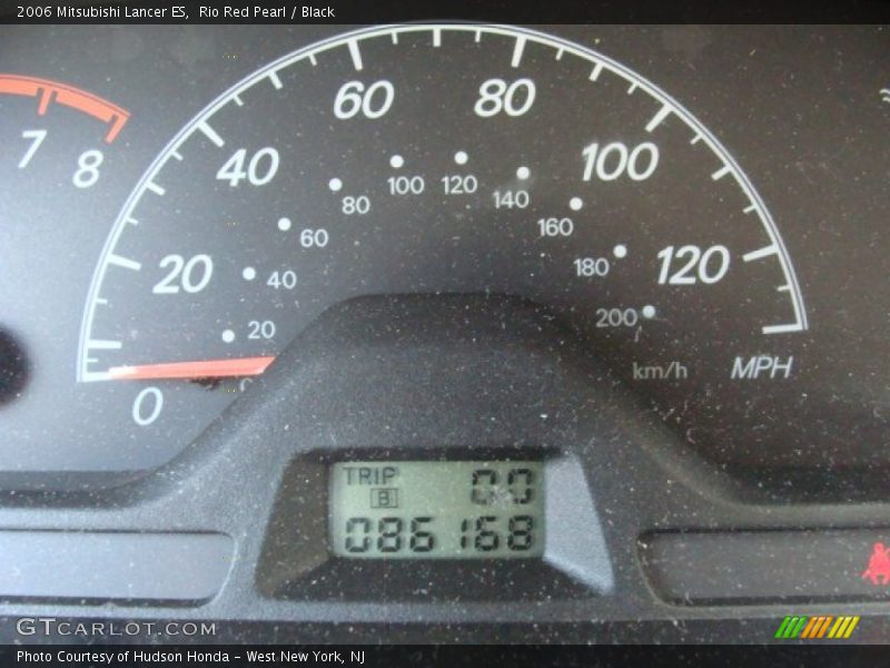 Rio Red Pearl / Black 2006 Mitsubishi Lancer ES
