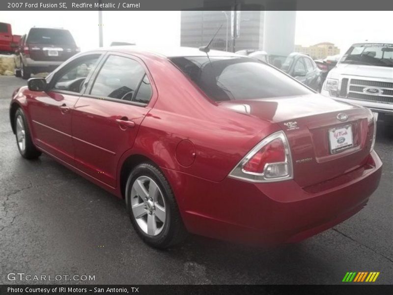 Redfire Metallic / Camel 2007 Ford Fusion SE