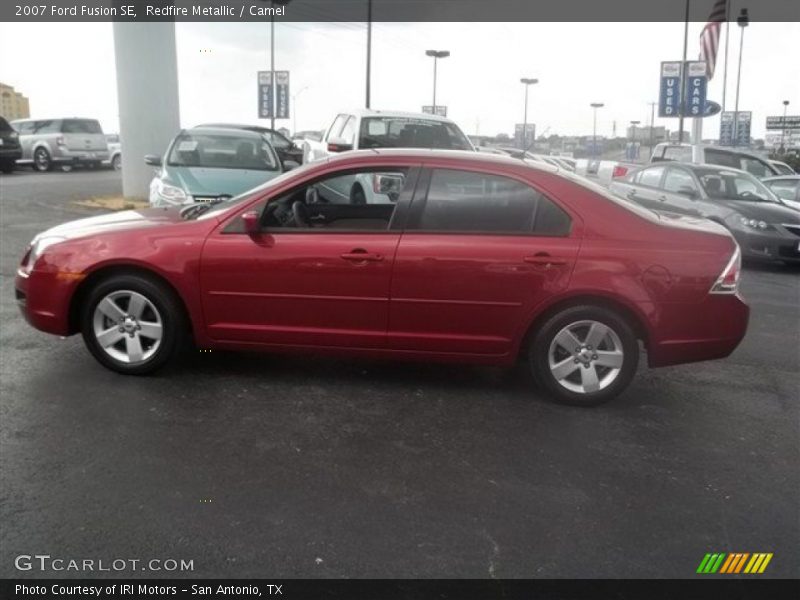 Redfire Metallic / Camel 2007 Ford Fusion SE