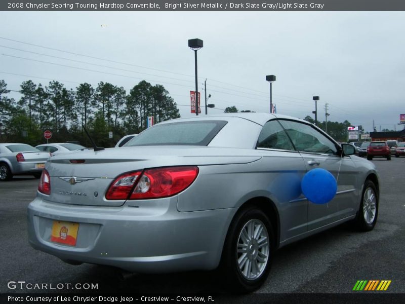 Bright Silver Metallic / Dark Slate Gray/Light Slate Gray 2008 Chrysler Sebring Touring Hardtop Convertible
